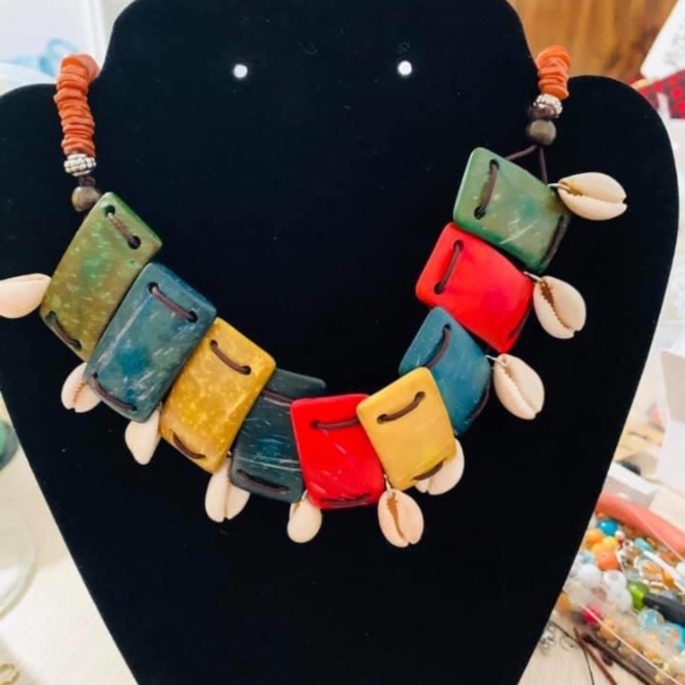 I work selling jewelry